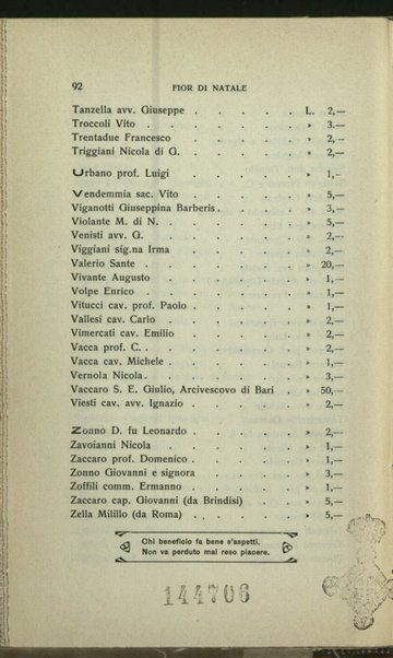 Fior di Natale : strenna-calendario pel 1917 : a beneficio dei bambini poveri e malati